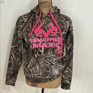 Realtree Max-5 Camo Hoodie with Pink Accents